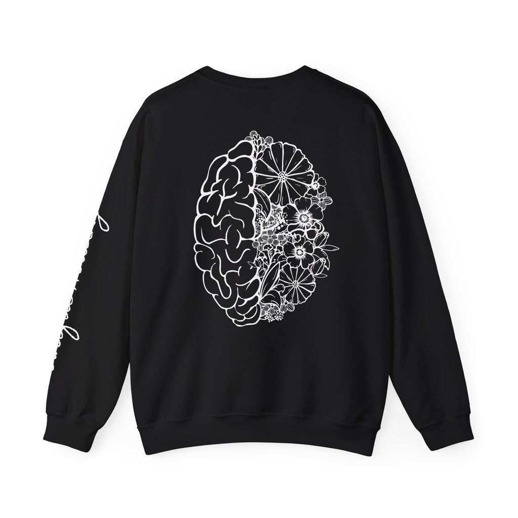 Artful Healing Brain outline Sweatshirt