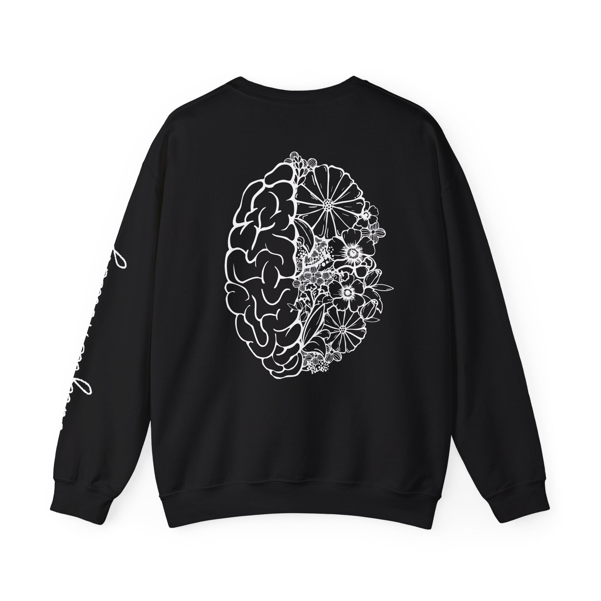 Artful Healing Brain outline Sweatshirt