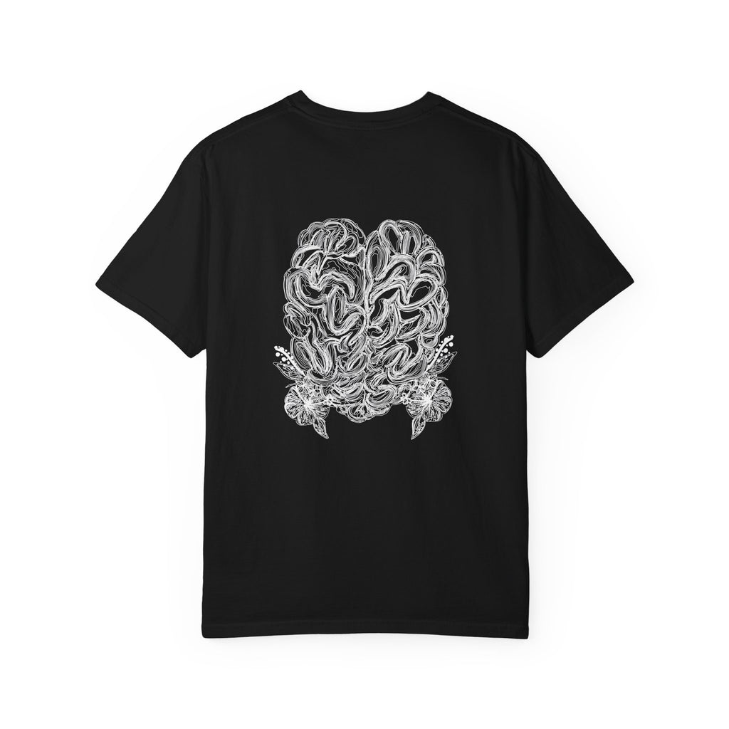 Heart meets Brain Black Graphic Tee