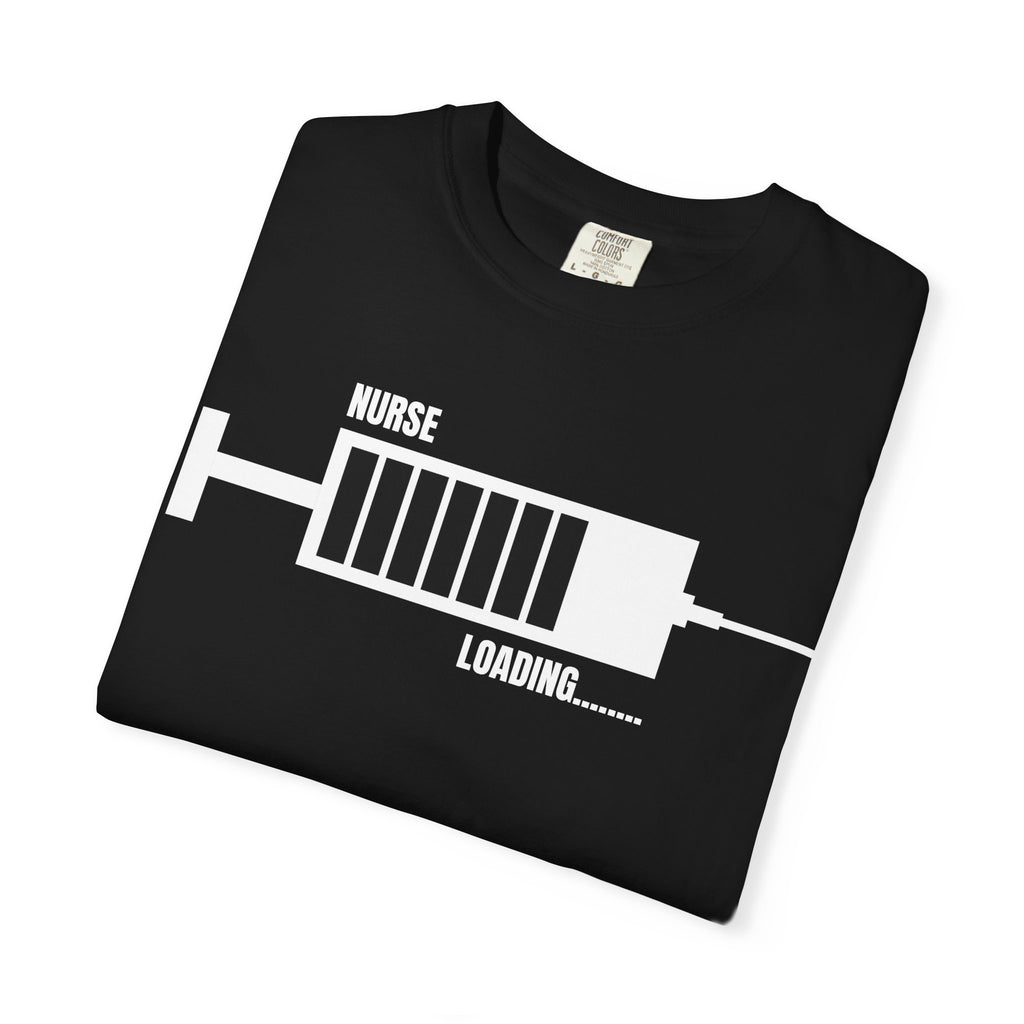 Nurse Loading White Graphic Tee