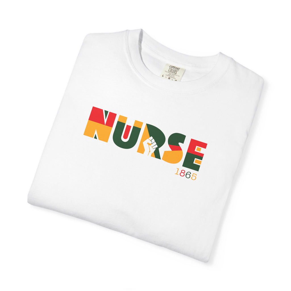 Nurse 1865 White Graphic Tee