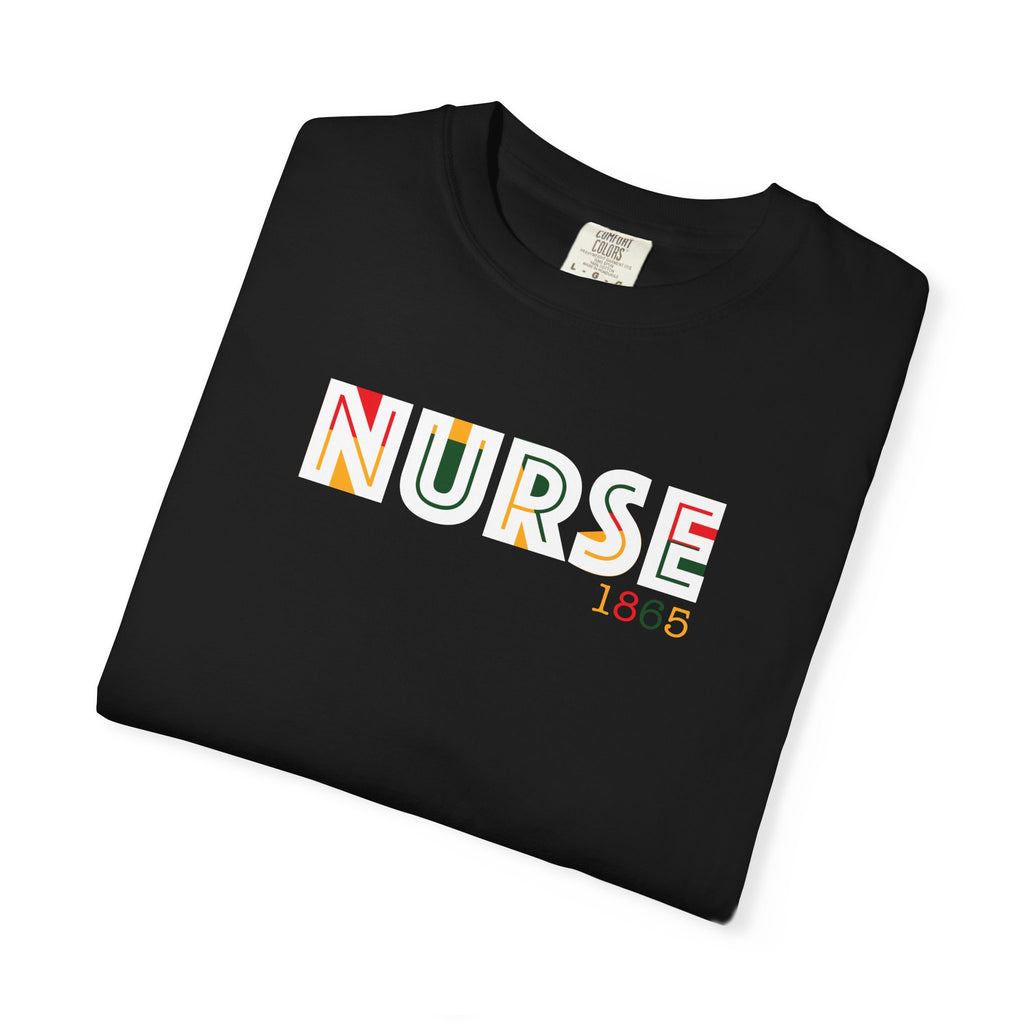 Nurse 1865 Black Graphic Tee