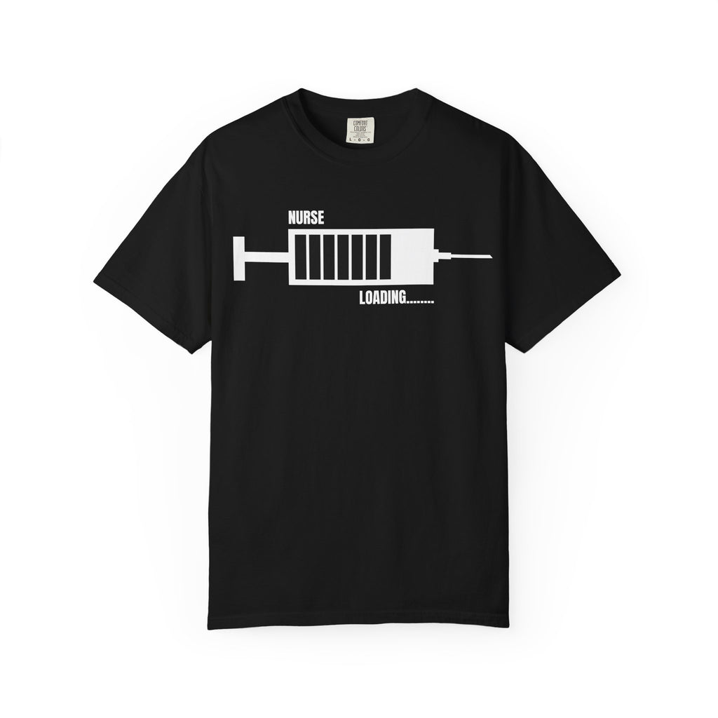 Nurse Loading White Graphic Tee