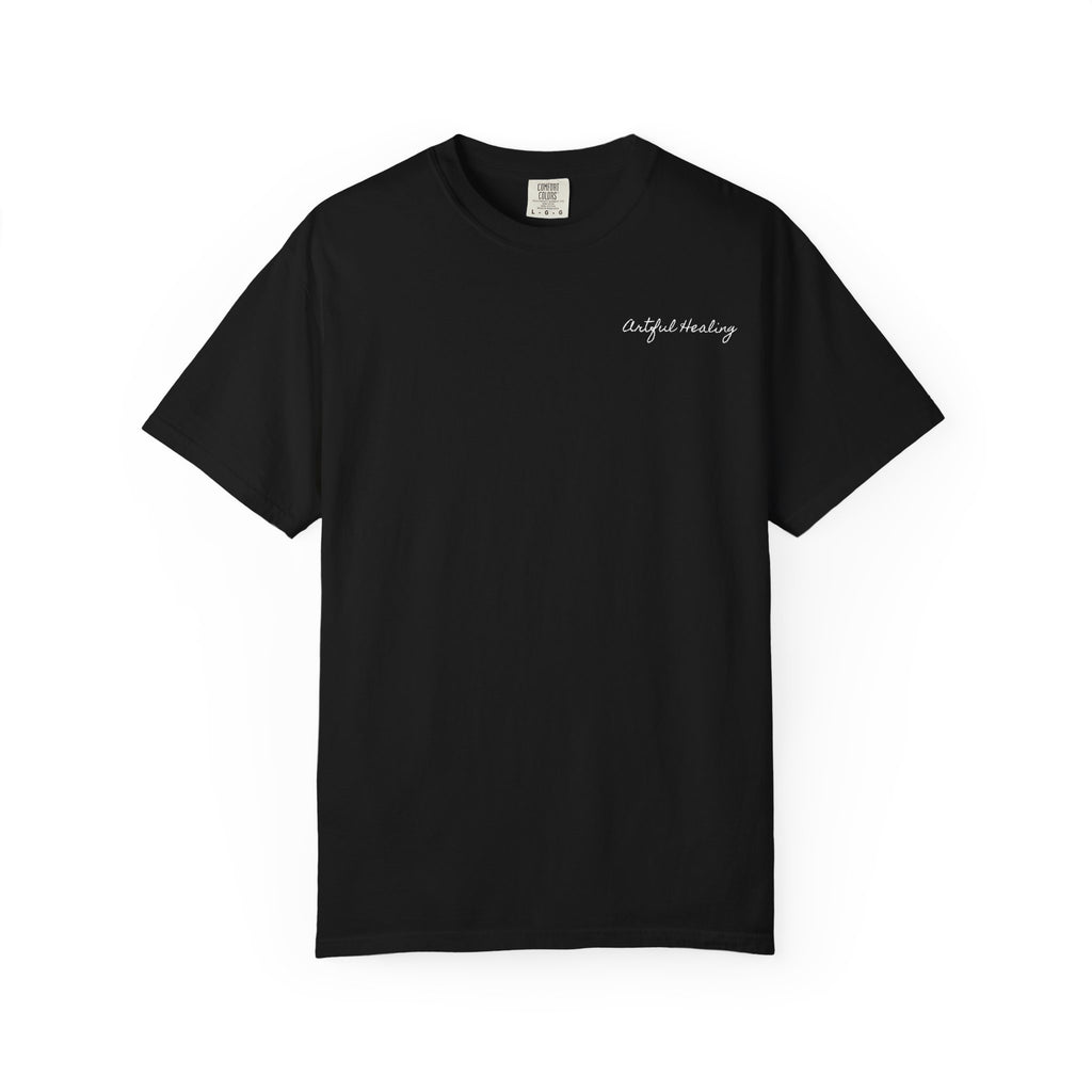 Heart meets Brain Black Graphic Tee