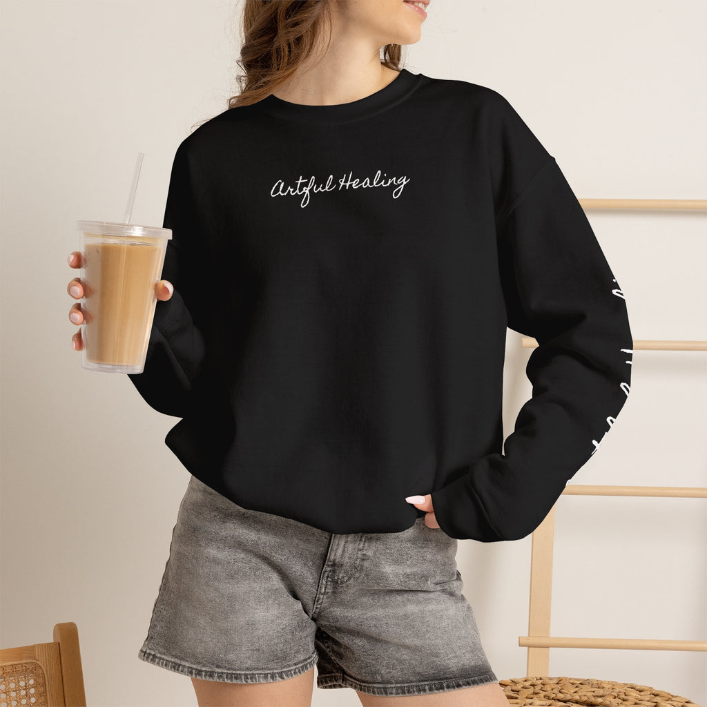 Artful Healing Brain outline Sweatshirt