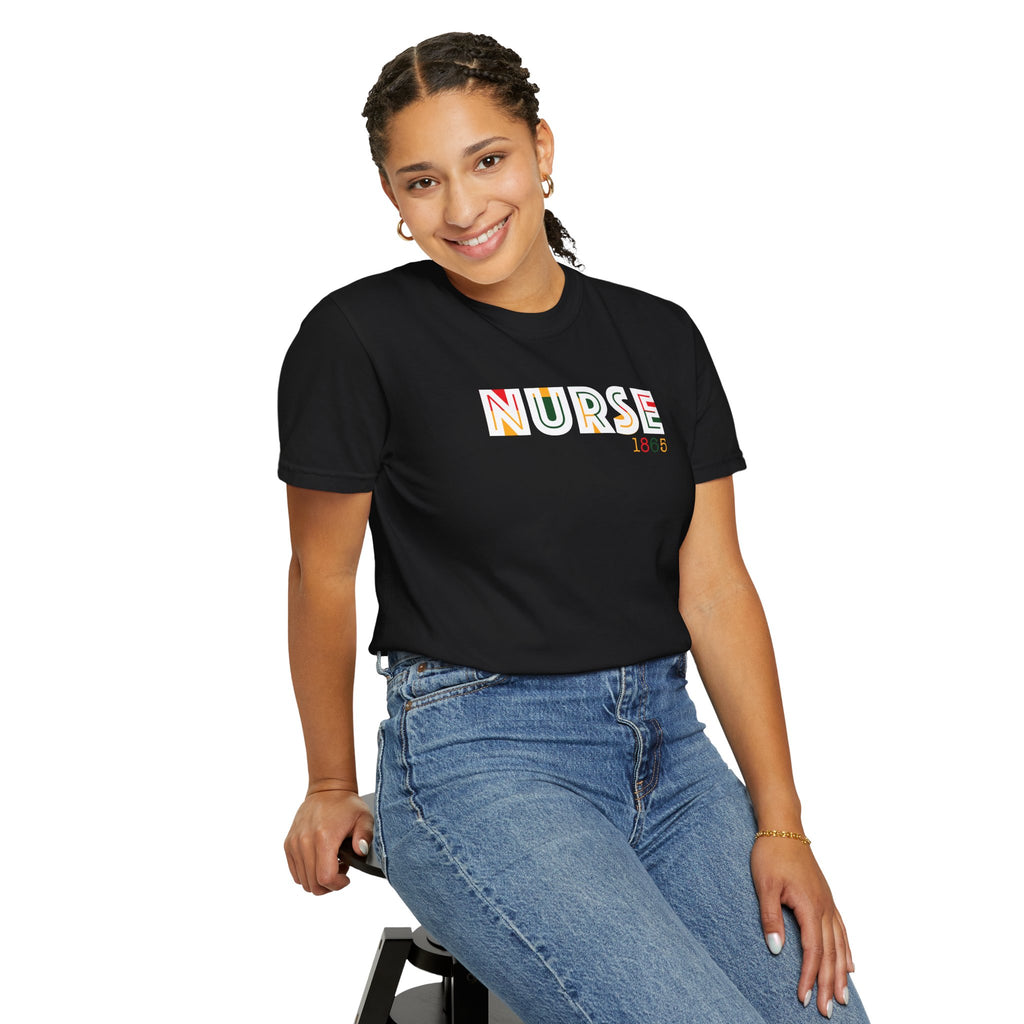 Nurse 1865 Black Graphic Tee