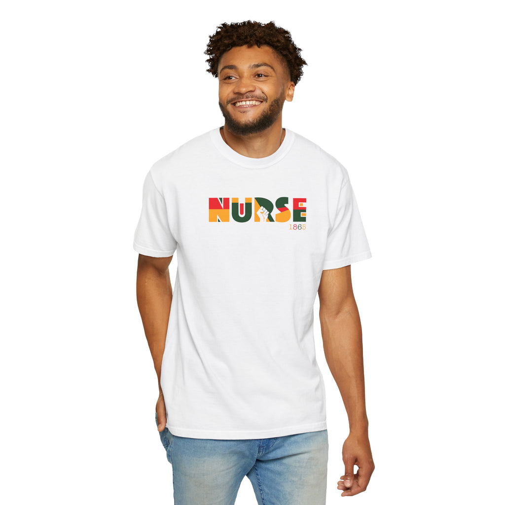 Nurse 1865 White Graphic Tee